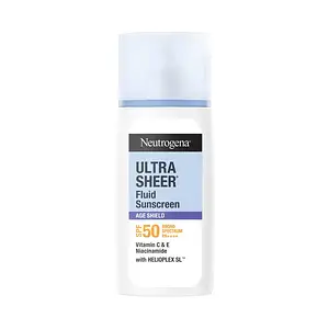 Neutrogena Ultra Sheer Fluid Sunscreen Age Shield SPF 50 Asia