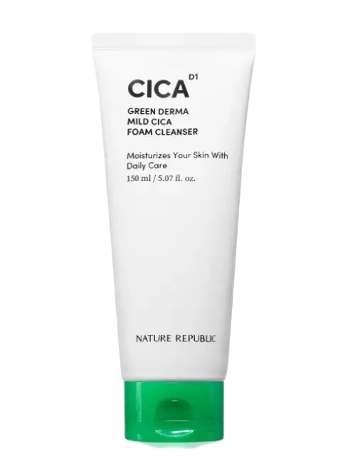 Nature Republic Green Derma Mild Cica Foam Cleanser