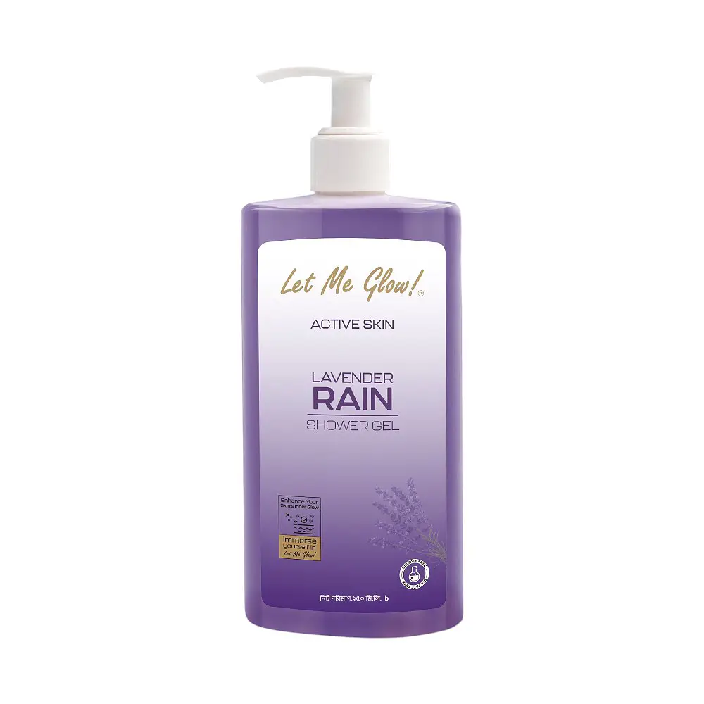 Let Me Glow Lavender Rain Shower Gel