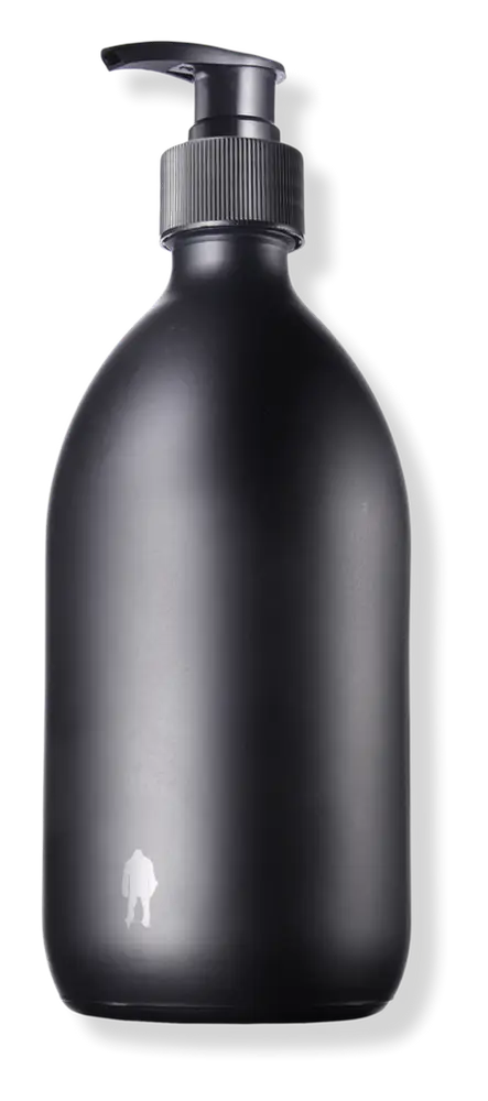 Beast Reusable Matte Black Glass Hand Wash Bottle