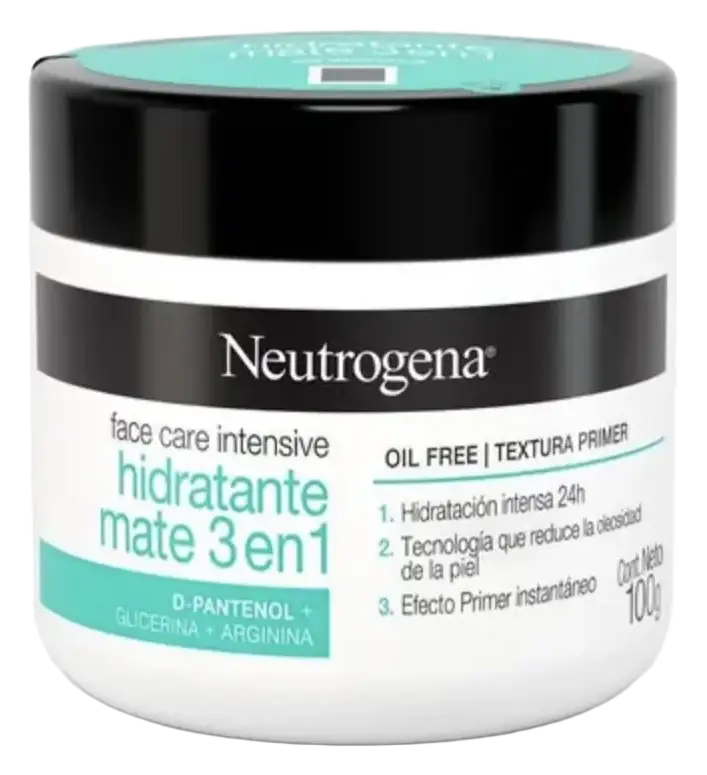 Neutrogena Face Care Intensive Hidratante Mate 3 In 1
