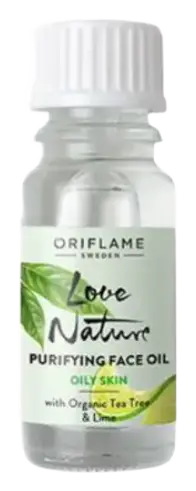 Oriflame Love Nature Purifying Face Oil With Organic Tea Tree & Lime