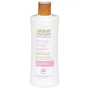 Raw Sugar Simply Body Wash Beach Rose + Coconut Milk + Shea