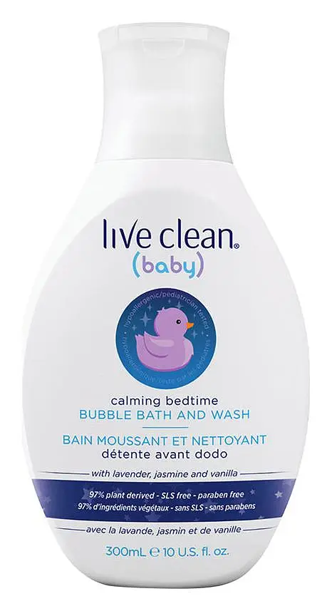 Live Clean Baby Calming Bedtime Bubble Bath And Wash