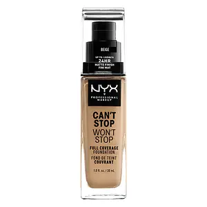 NYX Cosmetics Can't Stop Won't Stop Full Coverage Foundation 11 Beige