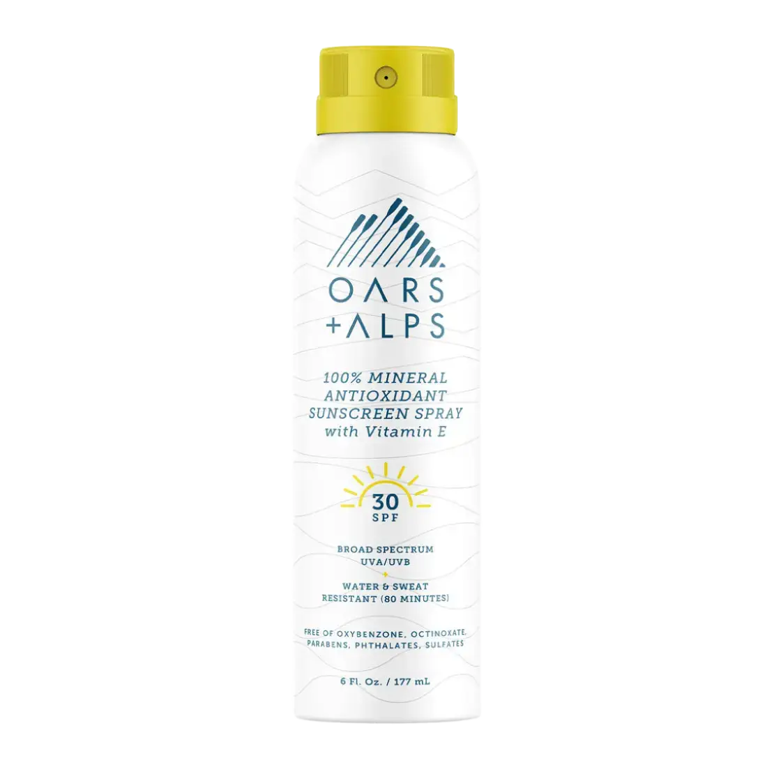 Oars + Alps 100% Mineral Antioxidant Sunscreen Spray SPF 30