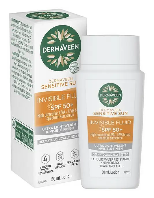 Dermaveen Sensitive Sun Invisible Fluid SPF 50+