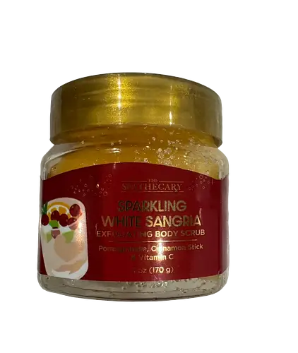 The Spathecary Sparkling White Sangria Exfoliating Body Scrub