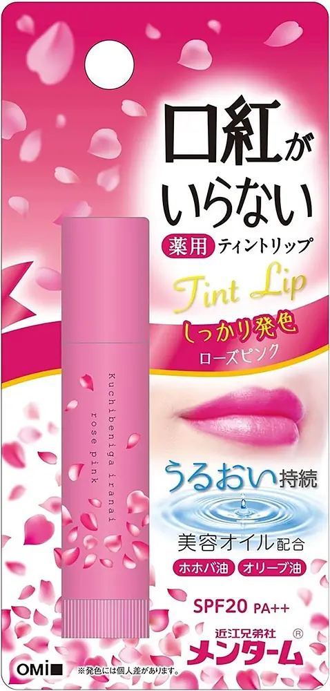 OMI Menturm Kuchibeniga Iranai Tint Lip SPF 20 PA++ Rose Pink