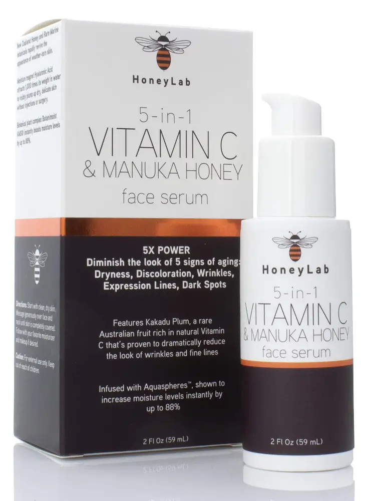 HoneyLab 5-In-1 Vitamin C & Manuka Honey Face Serum