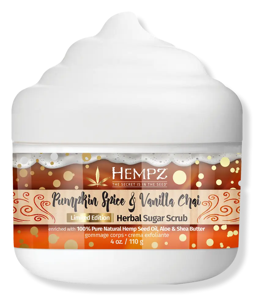 Hempz Limited Edition Pumpkin Spice & Vanilla Chai Herbal Sugar Scrub