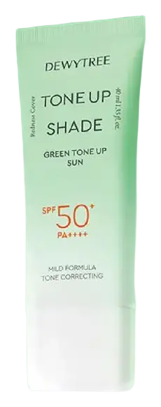 DEWYTREE Tone Up Shade Tone Up Sun SPF 50+ Green