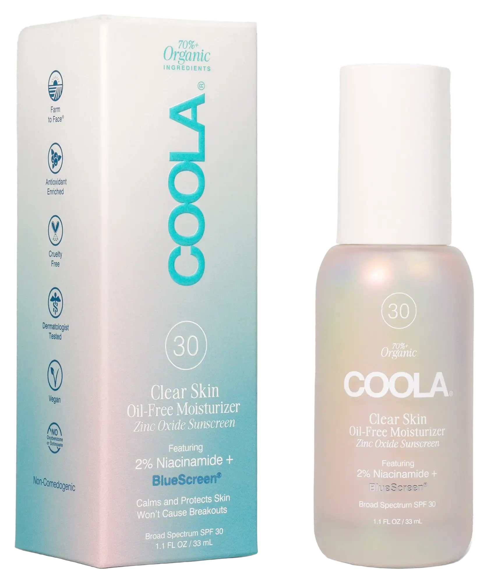COOLA Clear Skin Oil-Free Moisturizer SPF 30