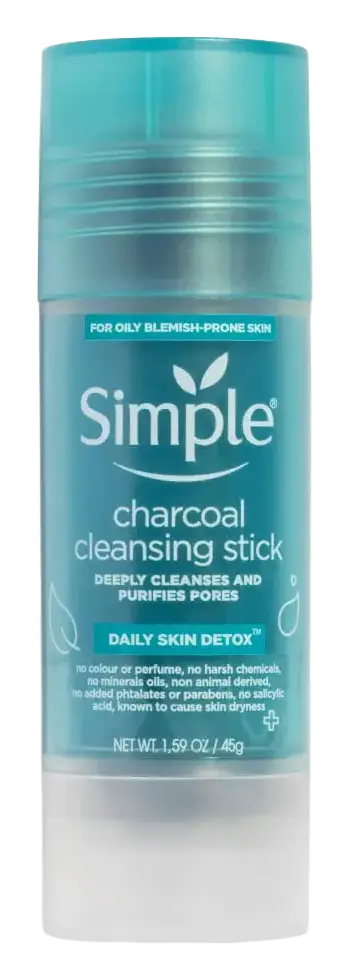 Simple Skincare Daily Skin Detox Charcoal Cleansing Stick