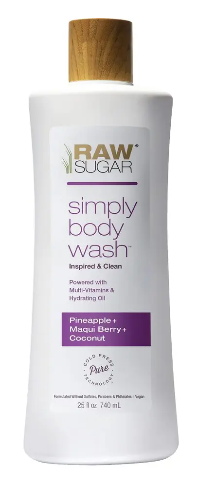 Raw Sugar Simply Body Wash Pineapple + Maqui Berry + Coconut