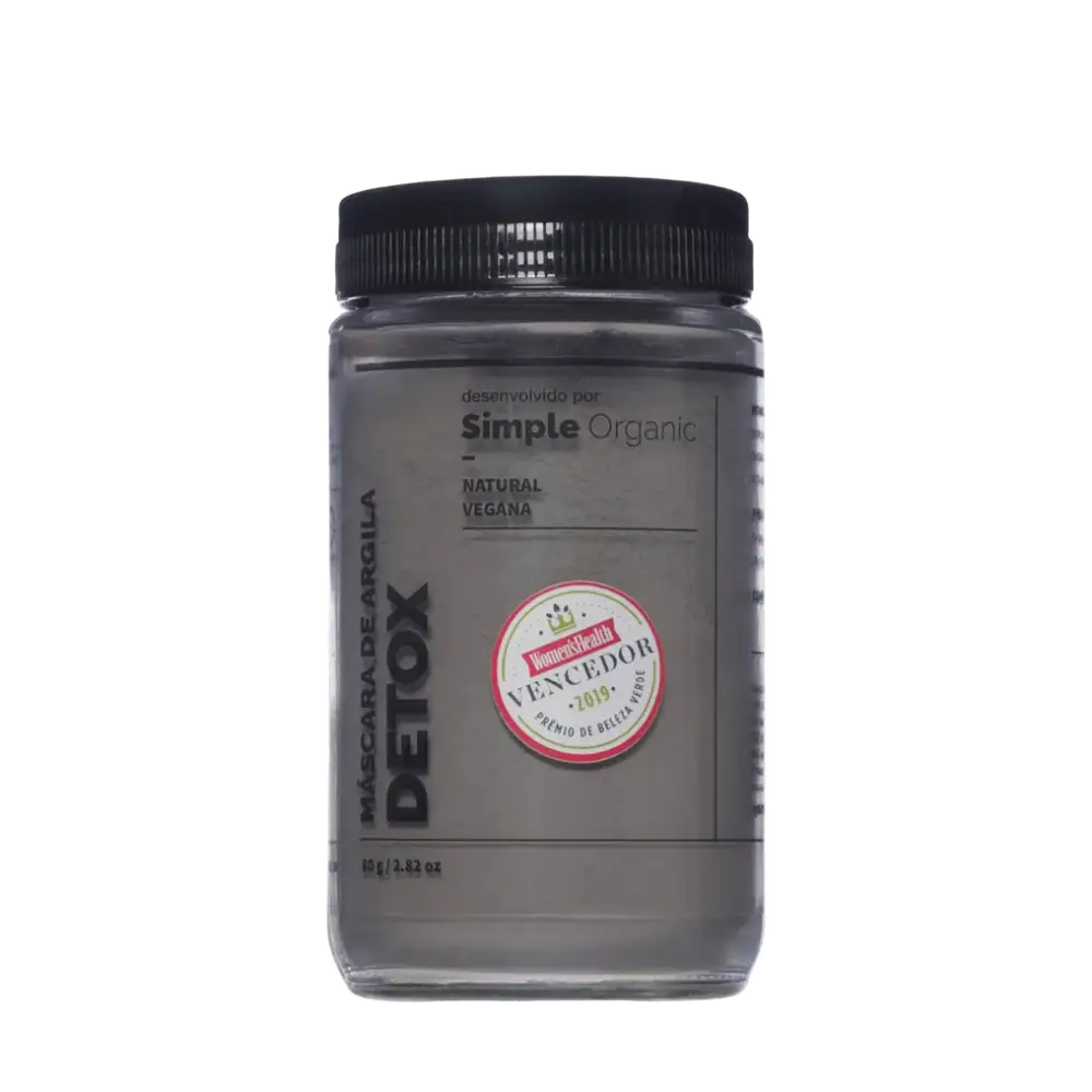 Simple Organic Máscara De Argila Detox