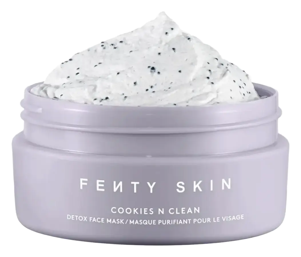 Fenty Beauty Cookies N Clean Whipped Clay Pore Detox Face Mask with Salicylic Acid + Charcoal