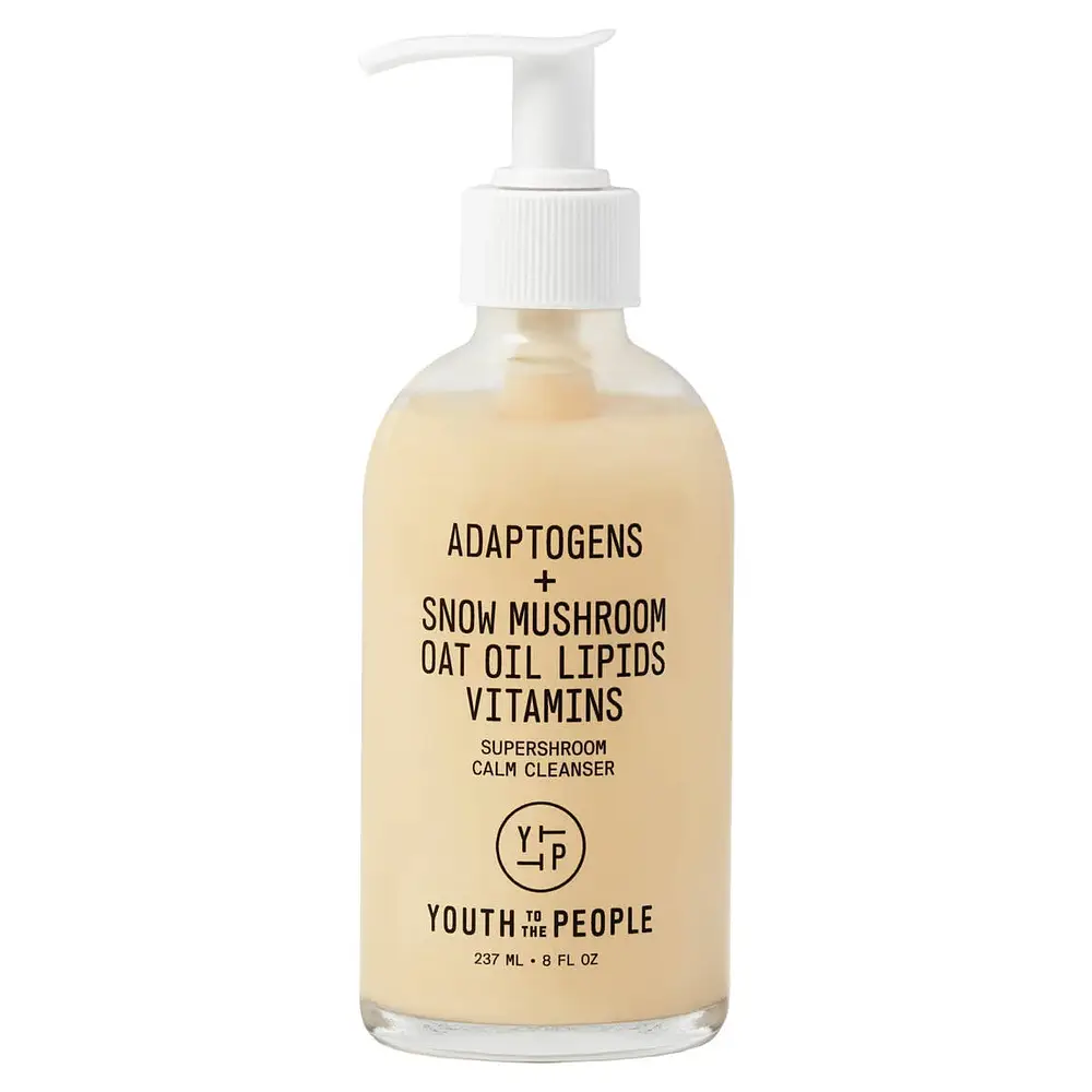 Youth To The People Adaptogens + Snow Mushroom + Oat Oil Lipids + Vitamins Supershroom Calm Cleanser