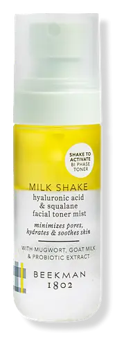 Beekman 1802 Travel Size Milk Shake Hyaluronic Acid & Squalane Facial Toner Mist