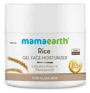 Mamaearth Rice Gel Face Moisturizer With Rice Water & Niacinamide for Glass Skin