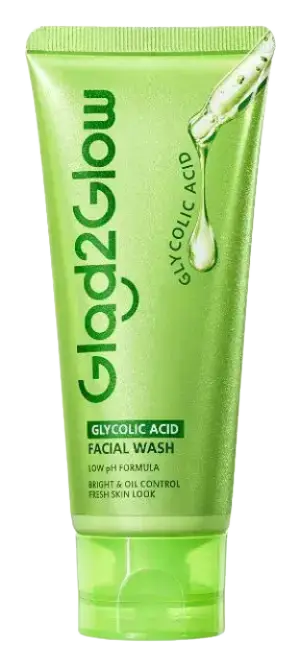 Glad2Glow Glycolic Acid Facial Wash