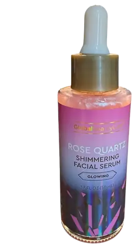 Global Beauty Care Rose Quartz Shimmering Facial Serum