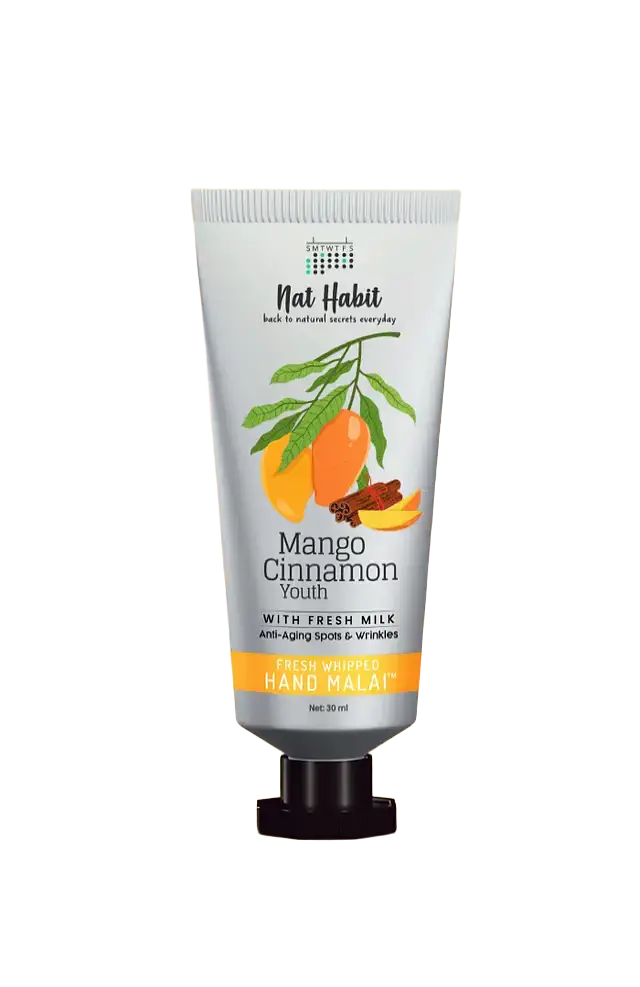 Nat Habit Fresh Whipped Hand Malai Mango Cinnamon