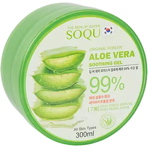 SOQU Aloe Vera 99% Soothing Gel