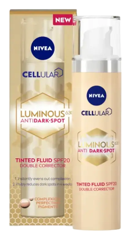 Nivea Cellular Luminous630 Anti Dark-Spot Tinted Fluid Double Corrector SPF 20