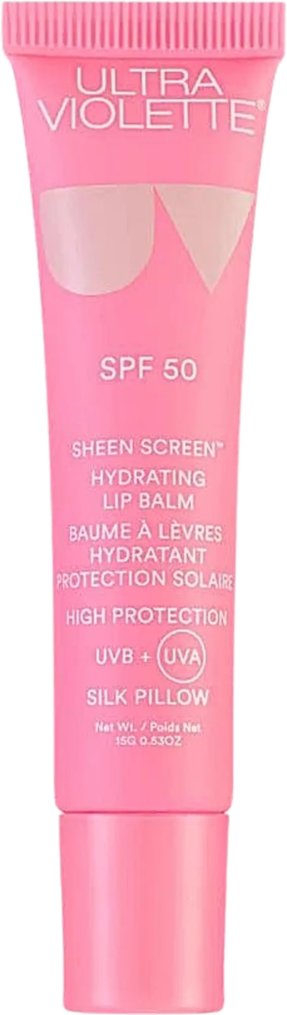 Ultra Violette Sheen Screen Hydrating Lip Balm SPF 50 Silk Pillow