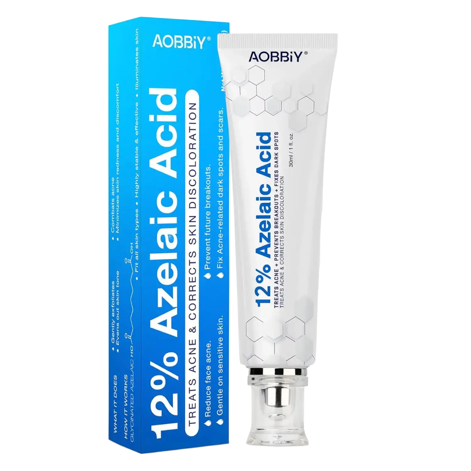 Aobbiy 12% Azelaic Acid Acne Treatment Cream