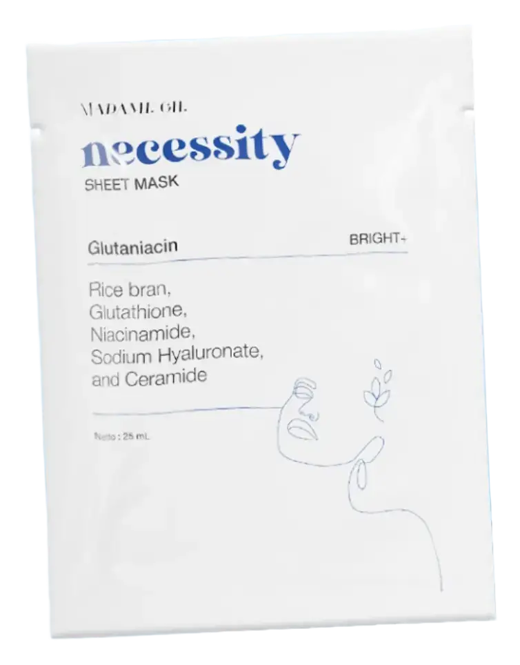 Madame Gie Necessity Sheet Mask Glutaniacin Bright+