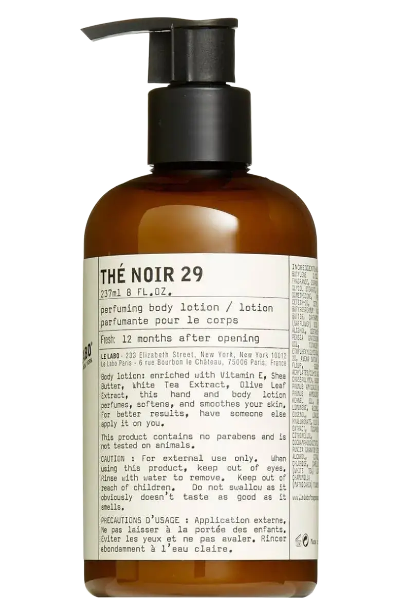 Le Labo Fragrances Perfuming Body Lotion The Noir 29