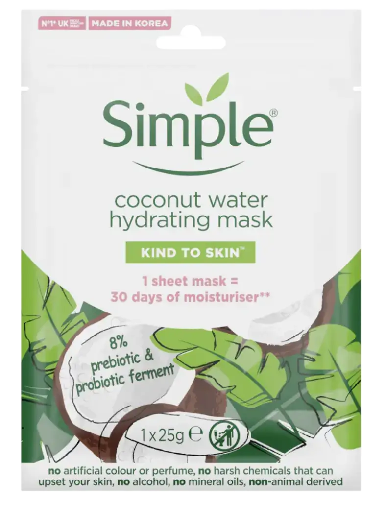 Simple Skincare Kind To Skin Coconut Water Hydrating Mask