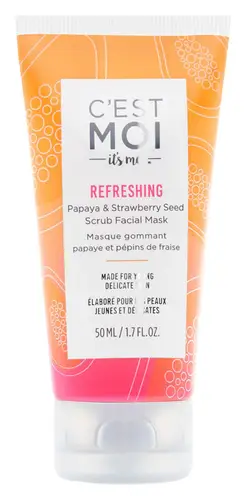 C’est Moi Refreshing Papaya & Strawberry Seed Scrub Facial Mask