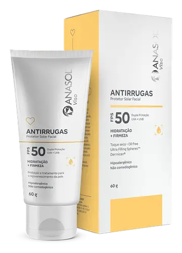 Anasol Viso Protetor Solar Facial Antirrugas FPS 50