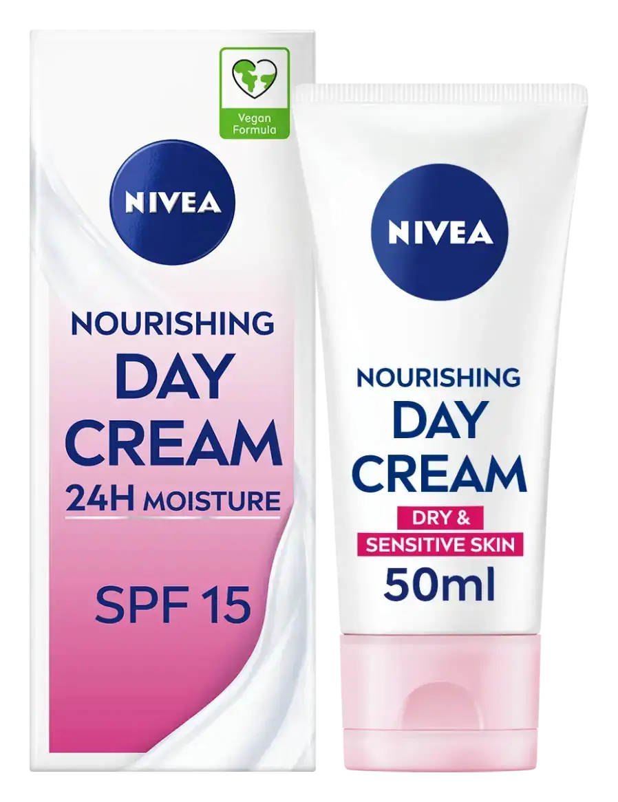 Nivea Nourishing Day Cream Dry & Sensitive Skin SPF 15 UK