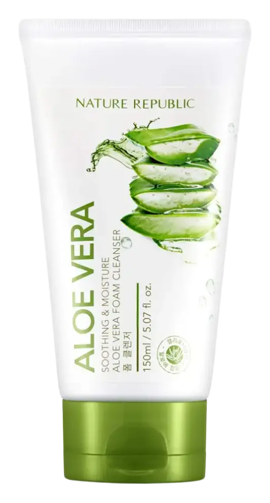 Nature Republic Soothing & Moisture Aloe Vera Foam Cleanser