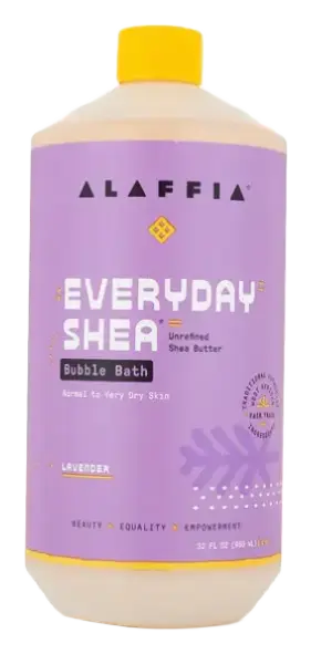 Alaffia Everyday Shea Bubble Bath Lavender