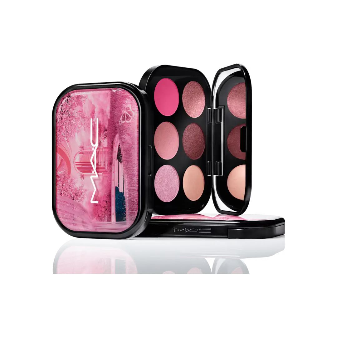 Mac Cosmetics Connect In Colour Eye Shadow Palette Rose Lens