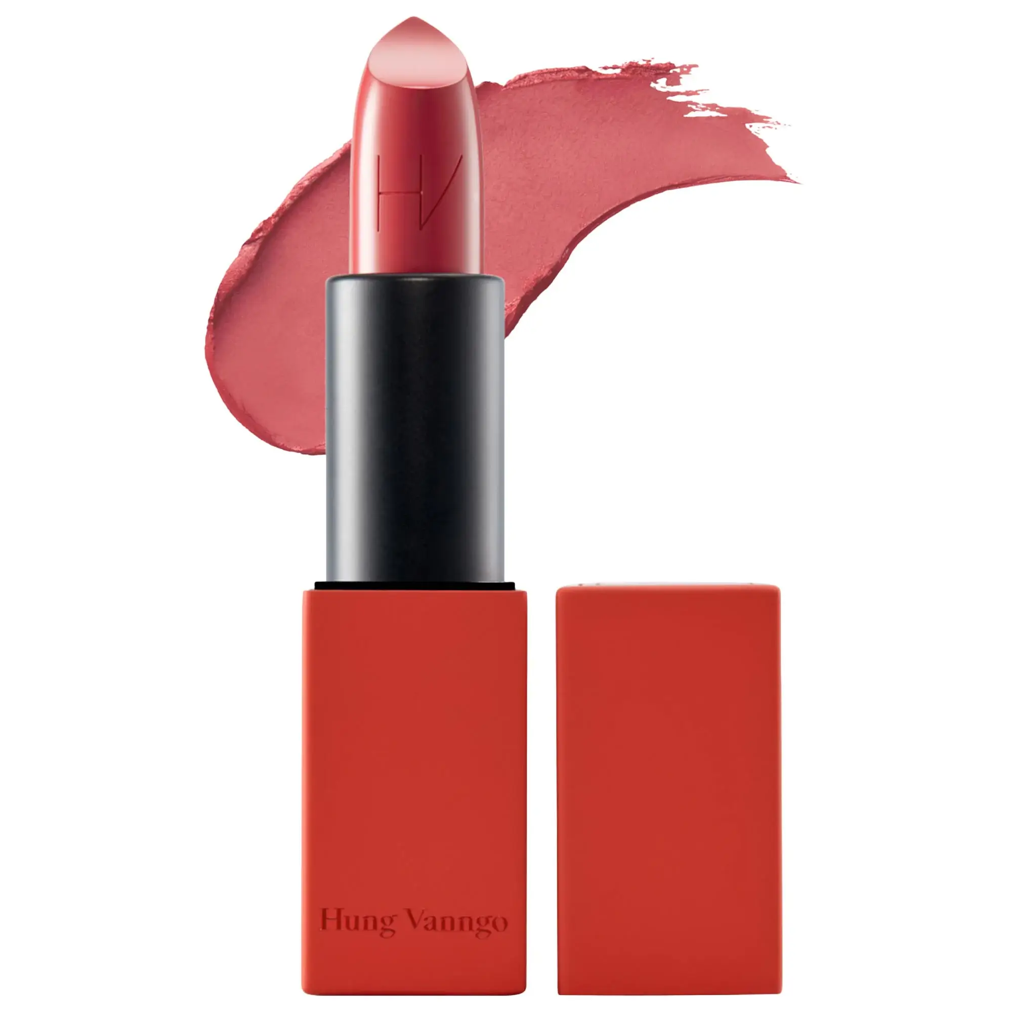 Hung Vanngo Beauty Creamy Matte Longwear Lipstick MaMe - Medium Vivid Rose