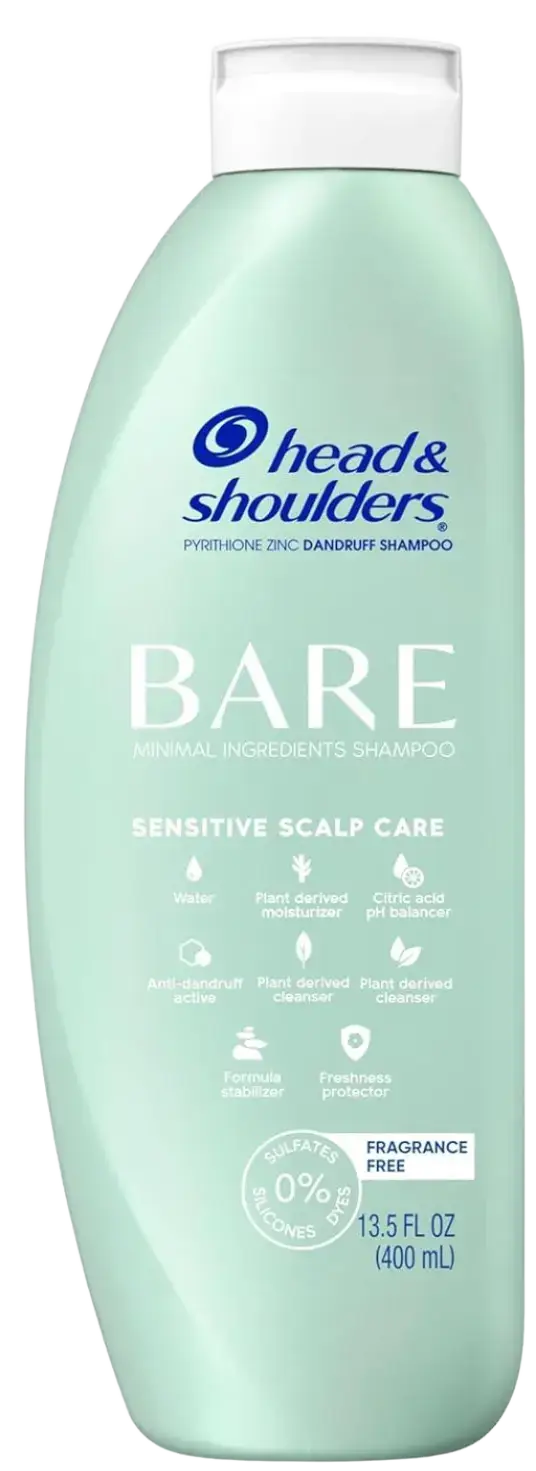 Head & Shoulders Bare Sensitive Scalp Care Shampoo Fragrance Free