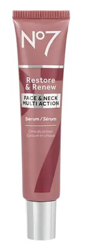 No7 Restore & Renew Multi Action Face & Neck Serum