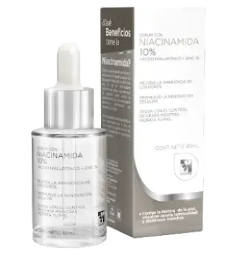 Farmatodo Niacinamide 10% + Hyaluronic Acid + Zinc Facial Serum