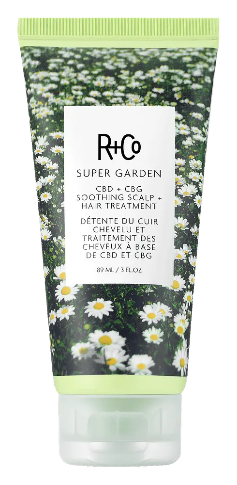 R & Co Super Garden CBD + CBG Soothing Scalp + Hair Treatment