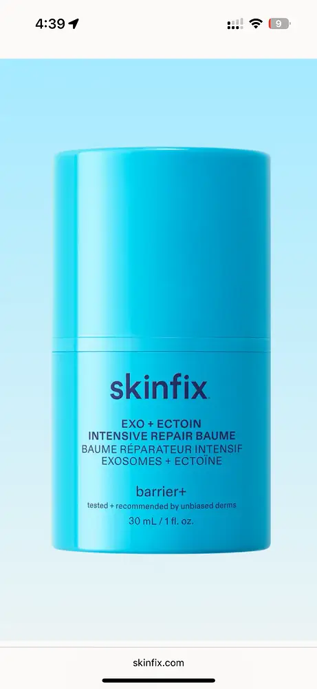 Skinfix Barrier+ Exo + Ectoin Intensive Repair Baume