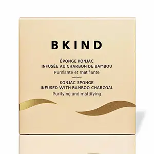 BKIND Cleansing Konjac Sponge Purifying Bamboo Charcoal