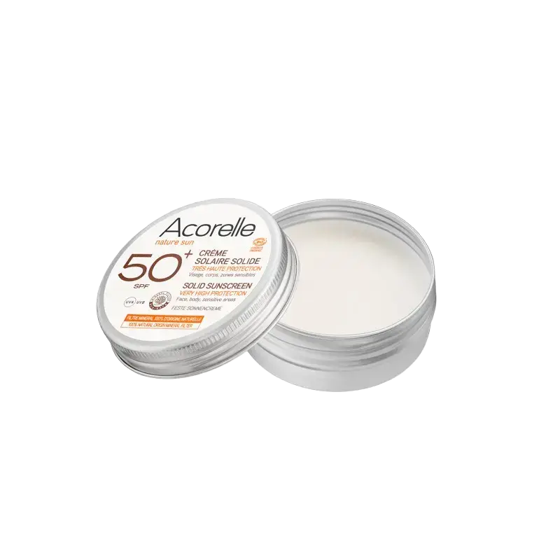 Acorelle Solid Sunscreen SPF 50+ Clear