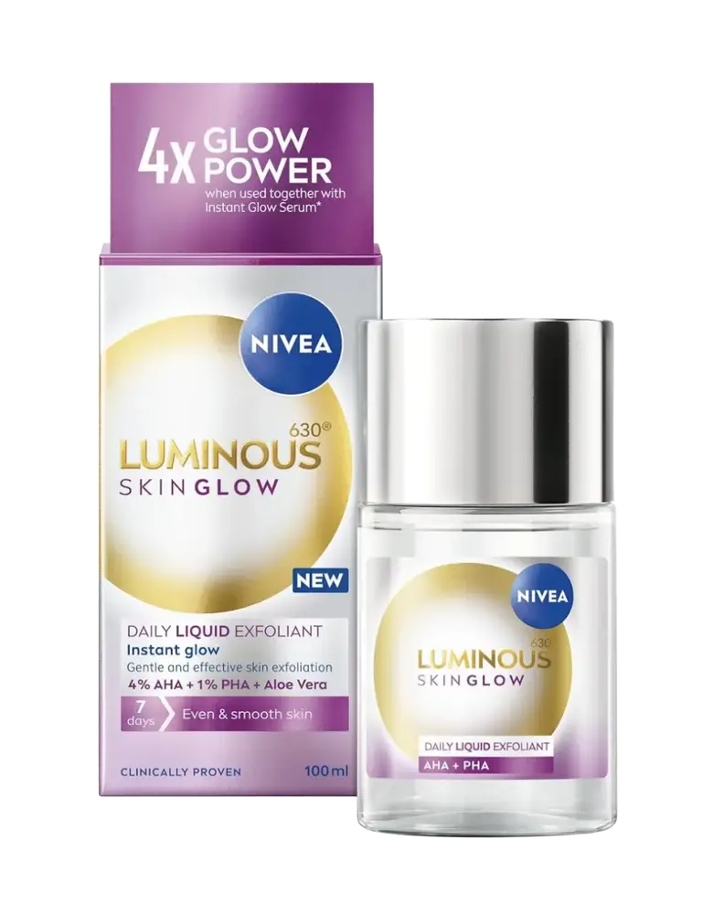 Nivea Luminous 630 Instant Skin Glow Daily Liquid Exfoliant