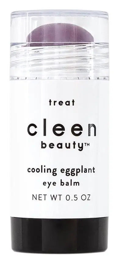 cleen beauty Cooling Eye Balm with Eggplant & Coffee Oil